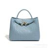 Nieuwe handgeweven tas grote capaciteit tote handtas modetrend veelzijdige enkele schouder messenger casual dames tas