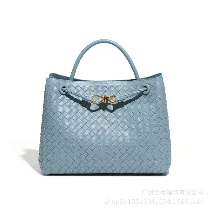 Nieuwe handgeweven tas grote capaciteit tote handtas modetrend veelzijdige enkele schouder messenger casual dames tas
