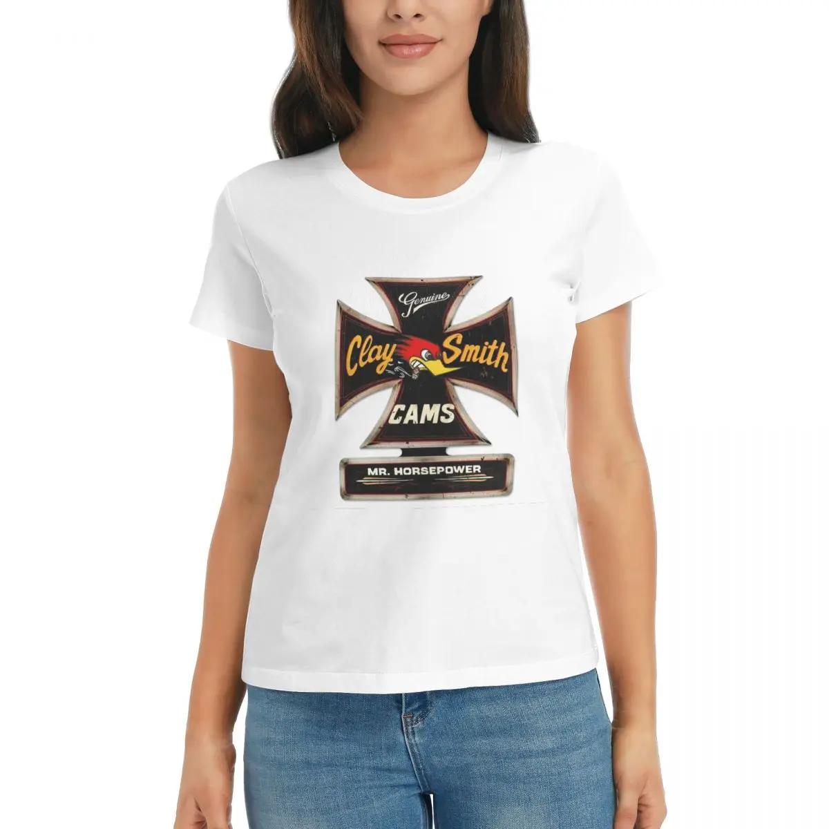 

Women TShirt Made In The USA Street MrHorsepower Clay Smith Cams Short Sleeve Tees Round Neck T Shirts Clothes Tops Streetwear S