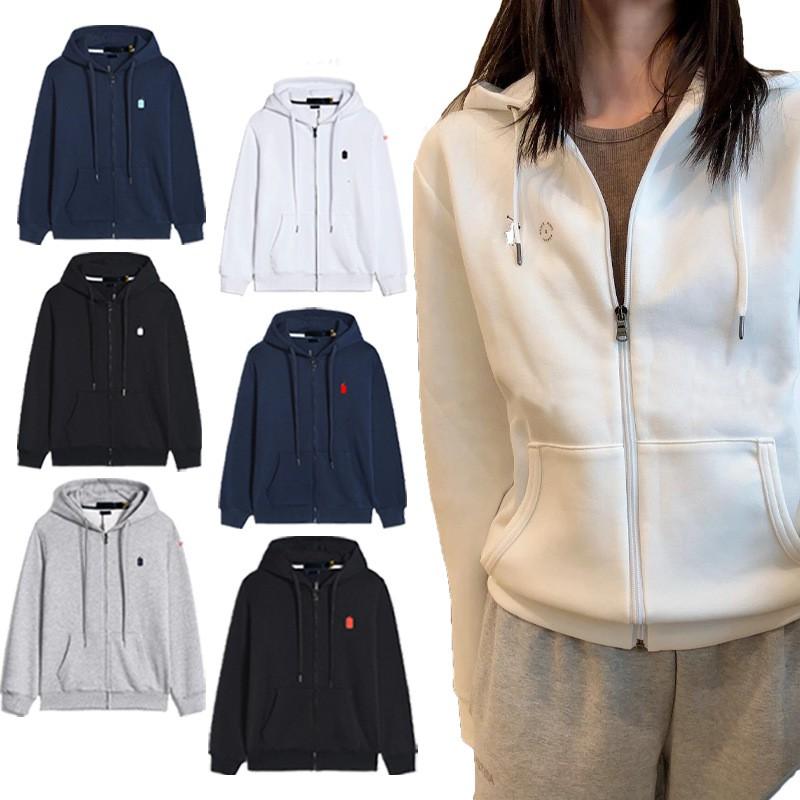 Mens Lightweight Hooded Cotton Sweatshirt Zip-Up Pullover Casual Sportswear Loose Fit