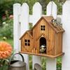 Handmade Hanging Birdhouse Ventilation Bird Villa Bird Cages Hatching Nest  Wild Birds
