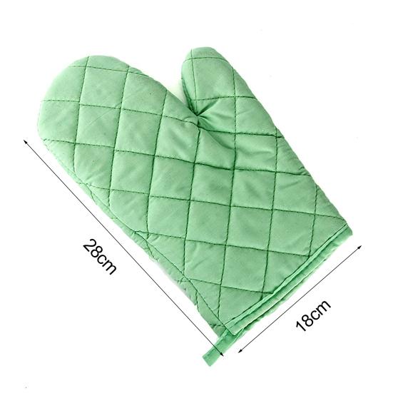 Cotton Oven Mitt Heat Proof Resistant Protector Kitchen Cooking Pot Holder Glove