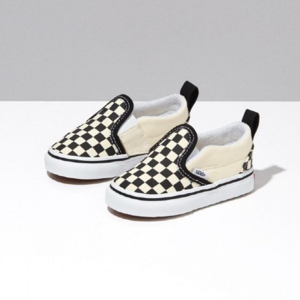 

VanS KidS Toddler Checkerboard Slip On V Vn0a34885gx iVory S size/8.0(14cm)