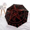 Devil's Triangle: Occult Symbol T-ShirtUmbrella, Portable 3-Fold Compact Umbrella,Christmas Gift ES510