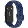 For Huawei Band 9/9 NFC/8/8 NFC Breathable Holes Replacement Band Silicone Watch Strap