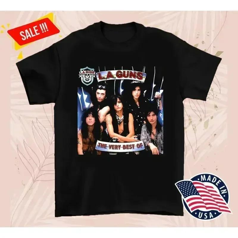 L A Guns The Very Best Of Band Cotton T Shirt S 5xl