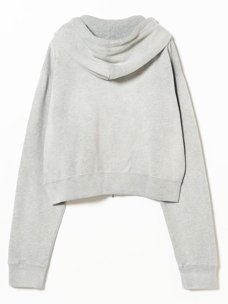 Ray Beams Women's L/S Tee Sweat Zip Hoodie, Charcoal, One Size