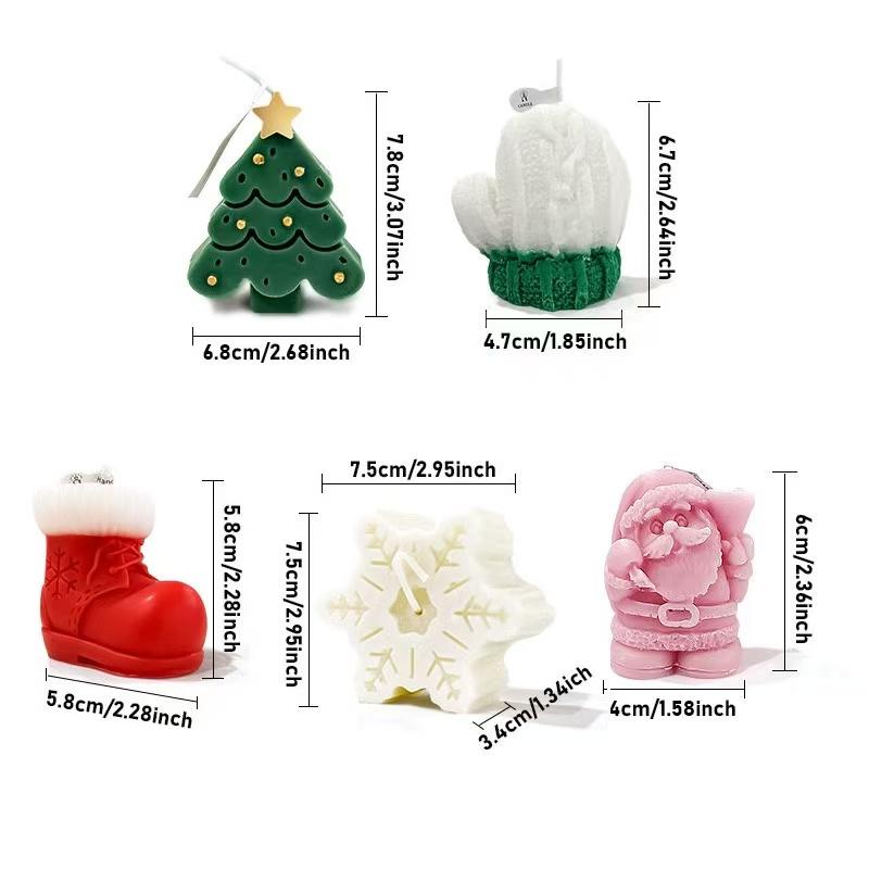Christmas scented candles for home atmosphere candles for bar or party holiday handmade Christmas candles