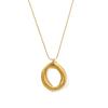 Stainless Steel Irregular Pendant Necklace for Women Snake Bone Chains Trendy 18K Gold Plated Jewelry