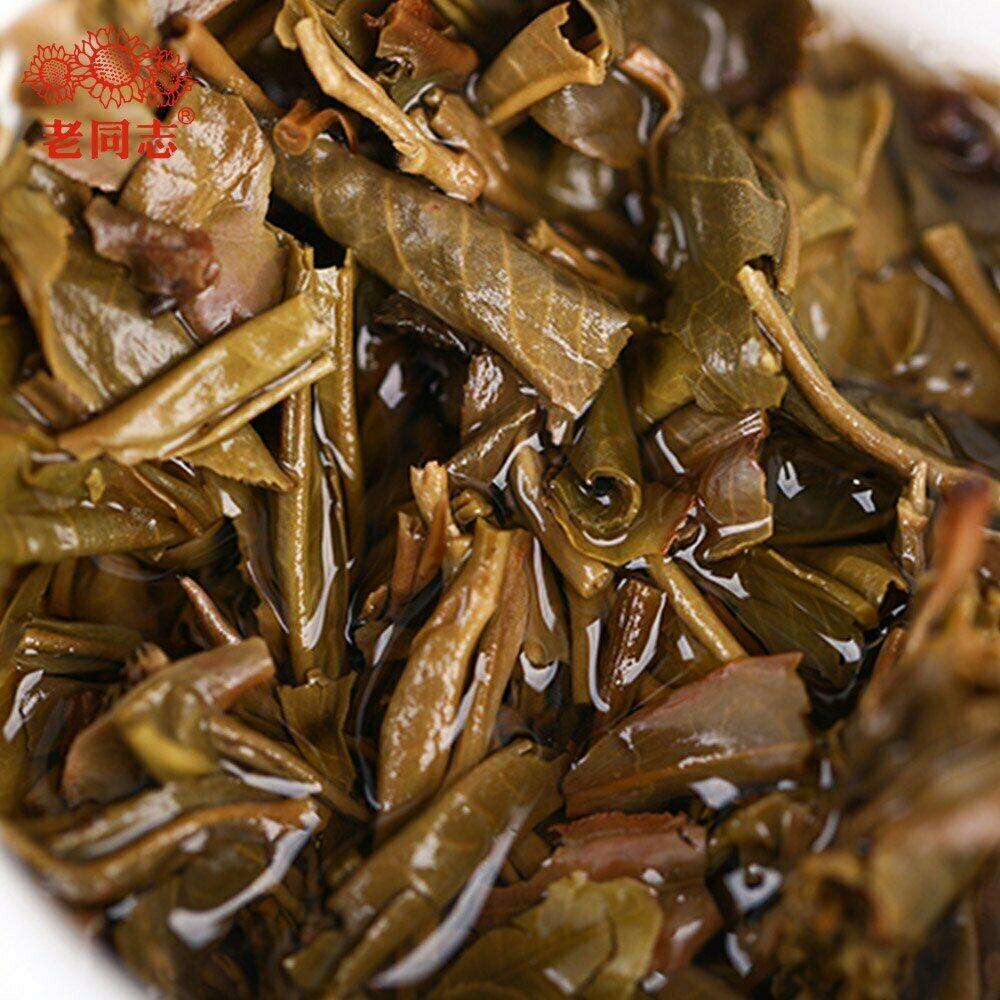 Top Haiwan Raw Puer Tea Brick Shen Puerh "Cang Cui" Old Trees Material 150g/Box