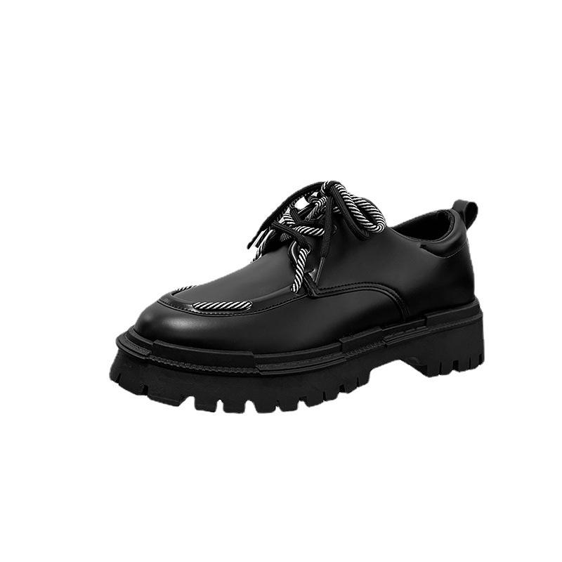 Fashion 2025 New Leather Shoes Men's Spring Breathable British Style Casual Men's Shoes Casual Business Leather Shoes