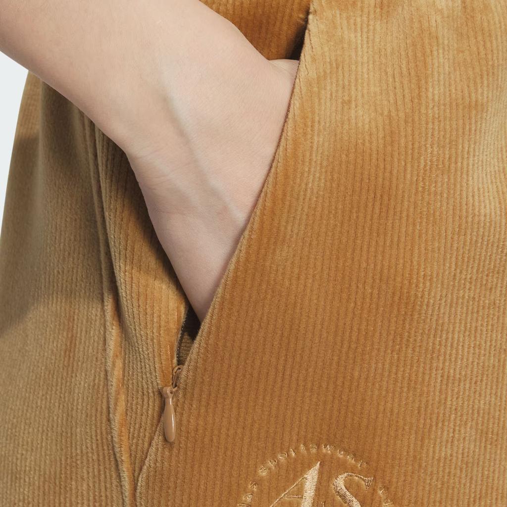 Adidas Lounge FW24 Comfortable Fashion Soft Skin-Friendly Loose Mid-Rise Elastic Knit Sports Pants Women Bottoms Desert-Brown JJ1125