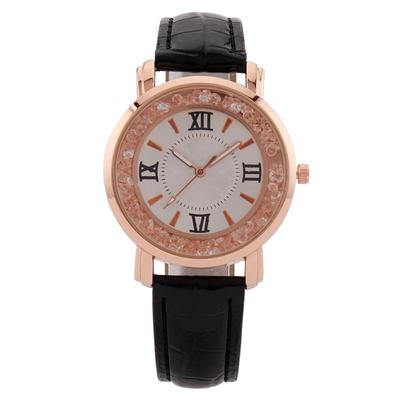 Roman Pattern Rhinestone Fashion Women's Watch Women's Watch Quartz Watch Strap Women's Model