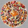 100 Turkey Graffiti Animal Cartoon Stickers - Waterproof for Phone & Suitcase
