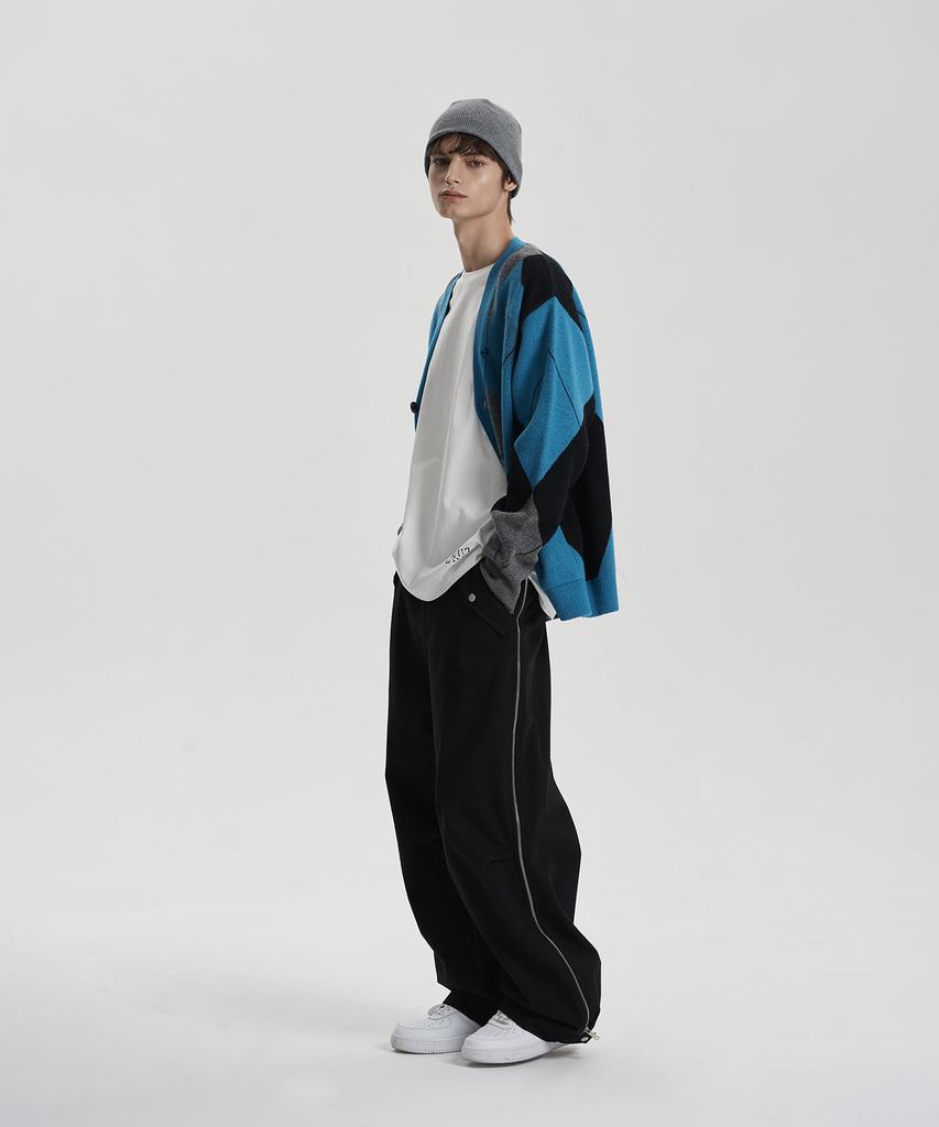 Jenyujeu Swifts Zipper Two-Way Pants - Black