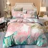 Colorful Floral Marble Quilt Doona Duvet Cover Set Soft Bed All Size Pillowcases