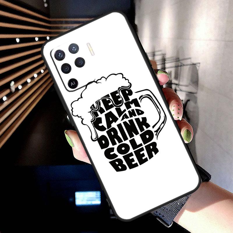 

Men Drink Beer Case For Oppo A78 A98 A18 A38 A58 A60 A80 A40 A77 A57 A17 A74 A54 A94 A96 A76 A16 A15 A5 Pro OPPO A60 5G
