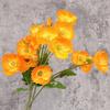 Artificial Flower for Vase Realistic Faux Silk Flower Bouquet with 3 Heads Blooms And 1 Bud for Home Wedding Party Decoration Table Centerpiece