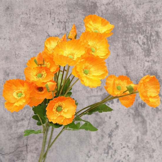 Artificial Flower for Vase Realistic Faux Silk Flower Bouquet with 3 Heads Blooms And 1 Bud for Home Wedding Party Decoration Table Centerpiece