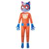 Cosplay Super Kitties Costumes Anime Jumpsuit Headwear Set Performance Stage
