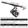 Carbon Telescopic Fishing Rod Set with Reel, Soft Bait, Hooks, Line, and Bag for Sea Fishing - Complete Tackle Set