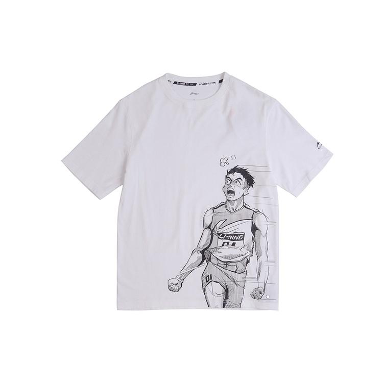 Li-Ning Comic Graphic T-shirt  White  Men s AHSQ135-1 XL