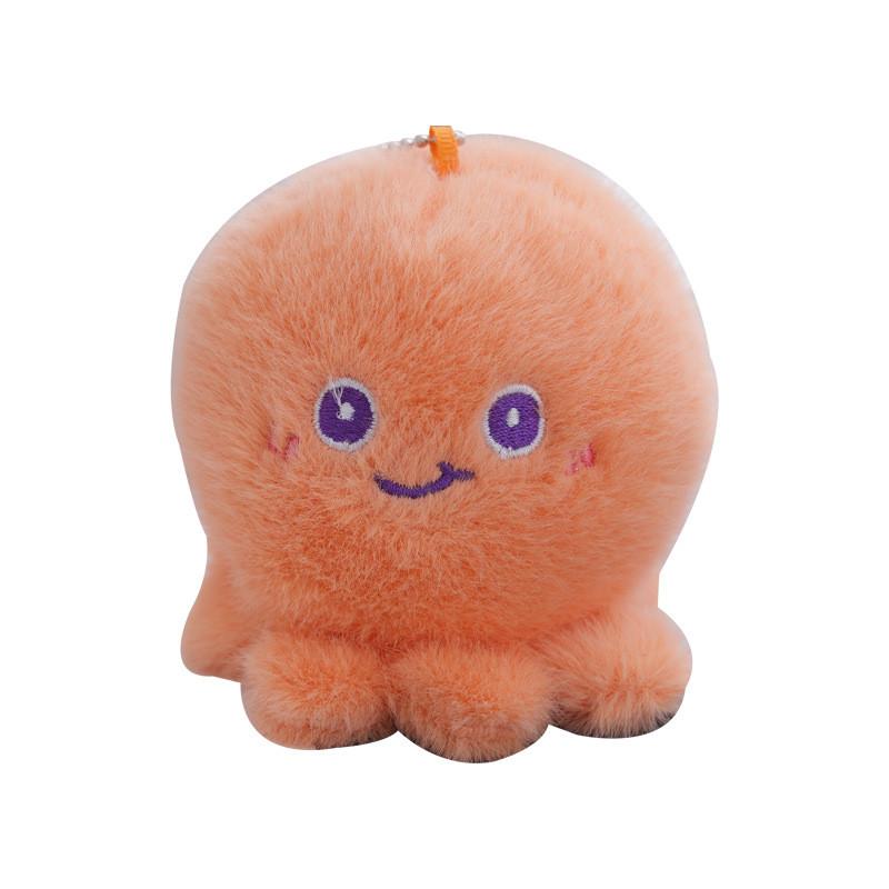 Lovely Cartoon Sea Creatures Plush Keychain Essential For Kids And Adults