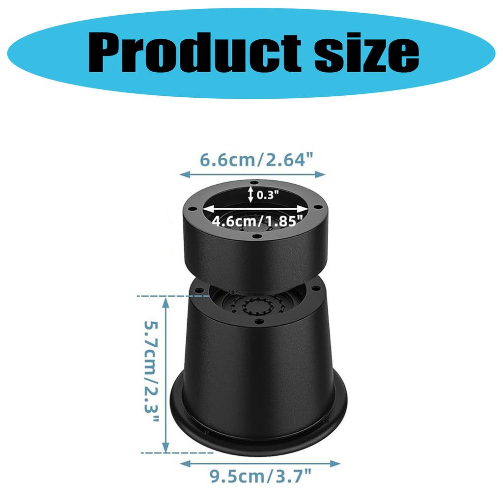 Pack of 9 Multipurpose 2Inch Bed Risers Furniture Lift Support Convenient Accessory for Sofa Table Chair Desk Use