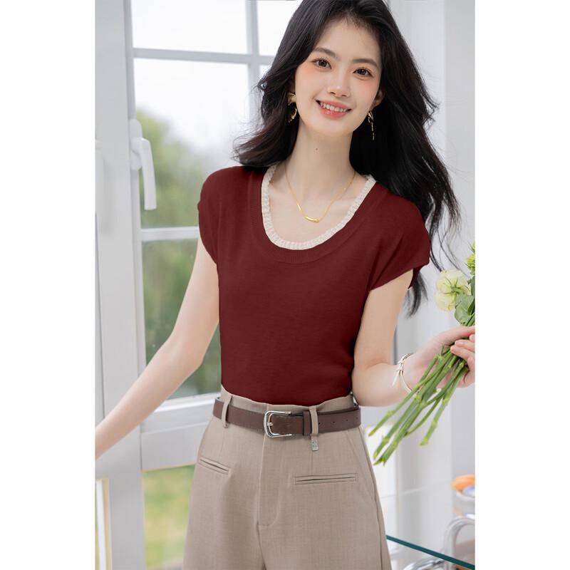 

MOKANA Women s Urban Casual Short Sleeve T-Shirt MKNJD3739 One Size