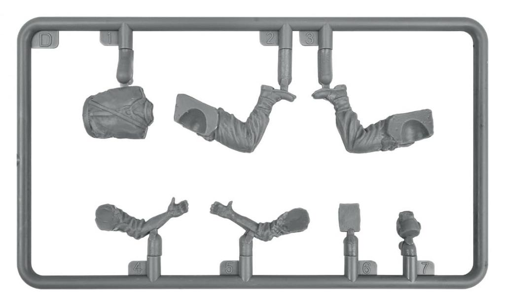 Miniart 1/35 Scale German Grenadier Tank Unit Plastic Model Kit (4 Figures) MA35248