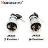 JK423 JK424 Universal Car Boat 12V 3/4 Position Ignition Start Switch Key Lock Suitable for Petrol Engine Farm Machines