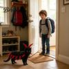 Fun Theme Party Costume Centipede-Look Cat Costume, Halloween Cosplay Outfit, Funny Pet Apparel Cute Photo Accessories for Small Medium Cats,