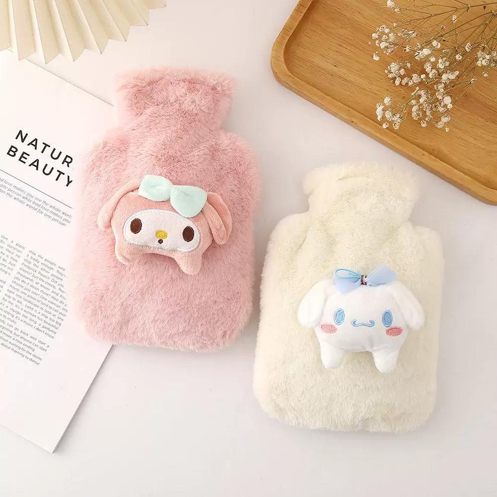 Cartoon Hot Water Bottle, Water-Filled, Plush, Cute, Thickened, Portable, Explosion-Proof, New Model for Students to Keep Warm, Hand Warmer