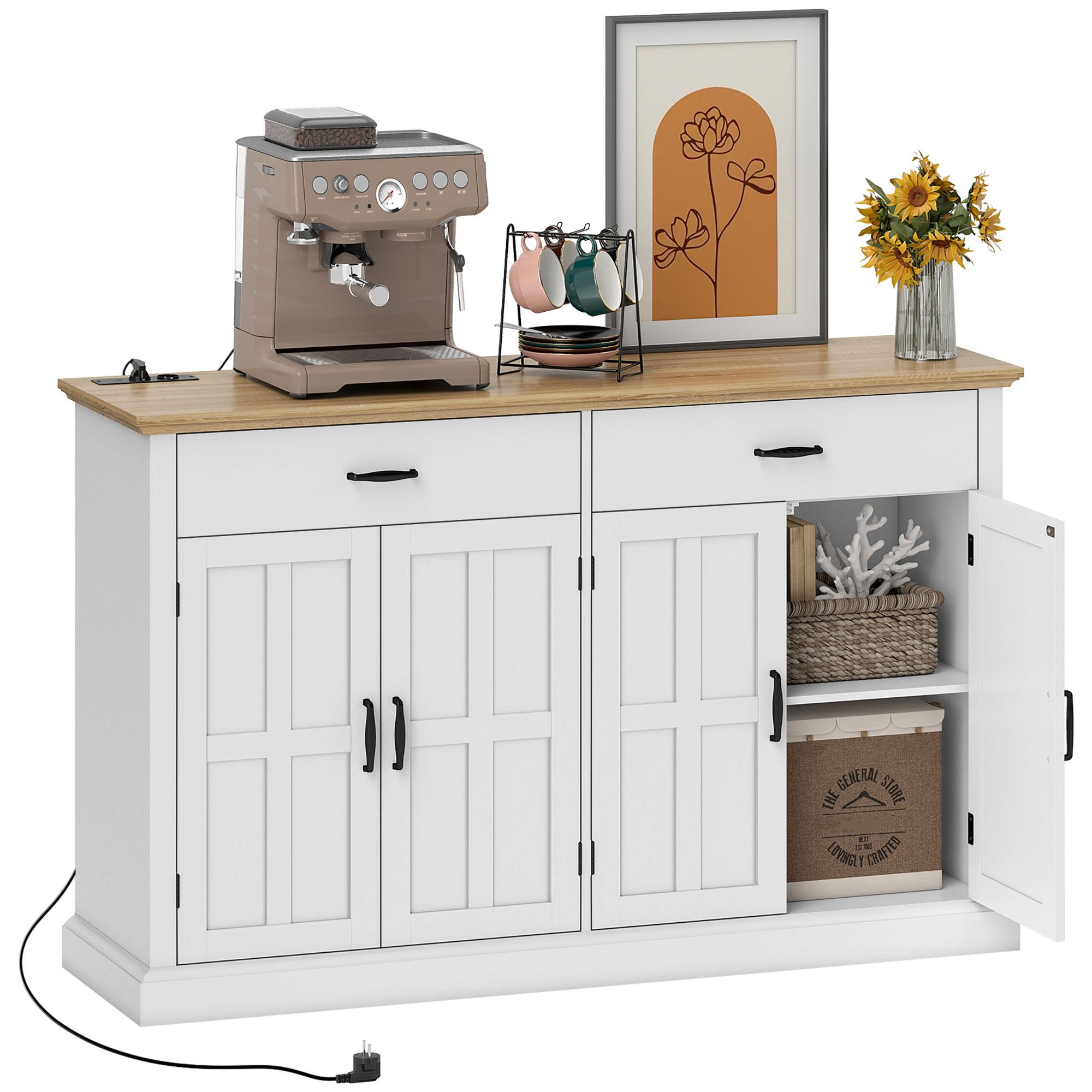 Sideboard with USB Port and Power