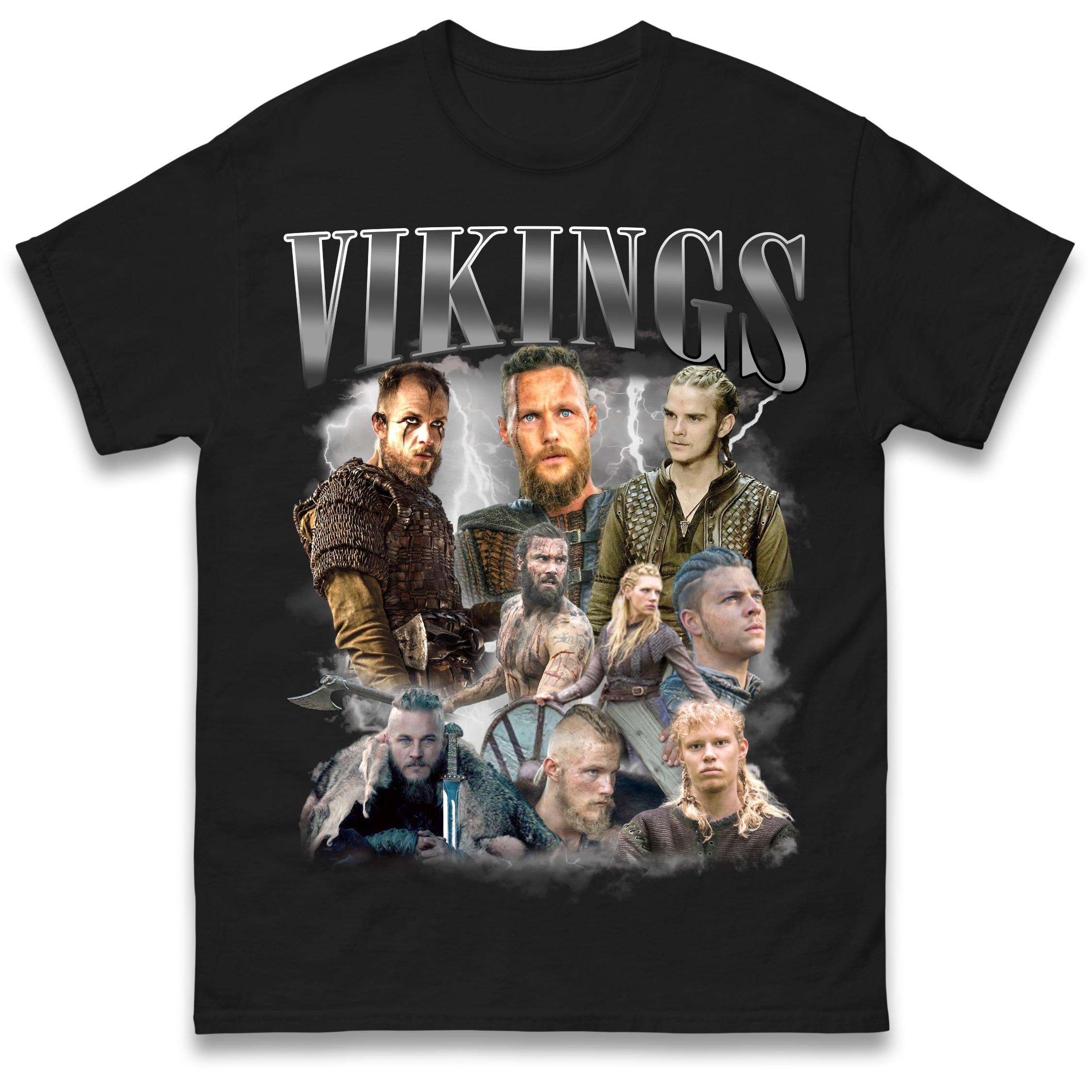 Vikings Bootleg Mens T Shirt Womens Tops Tees 4XL