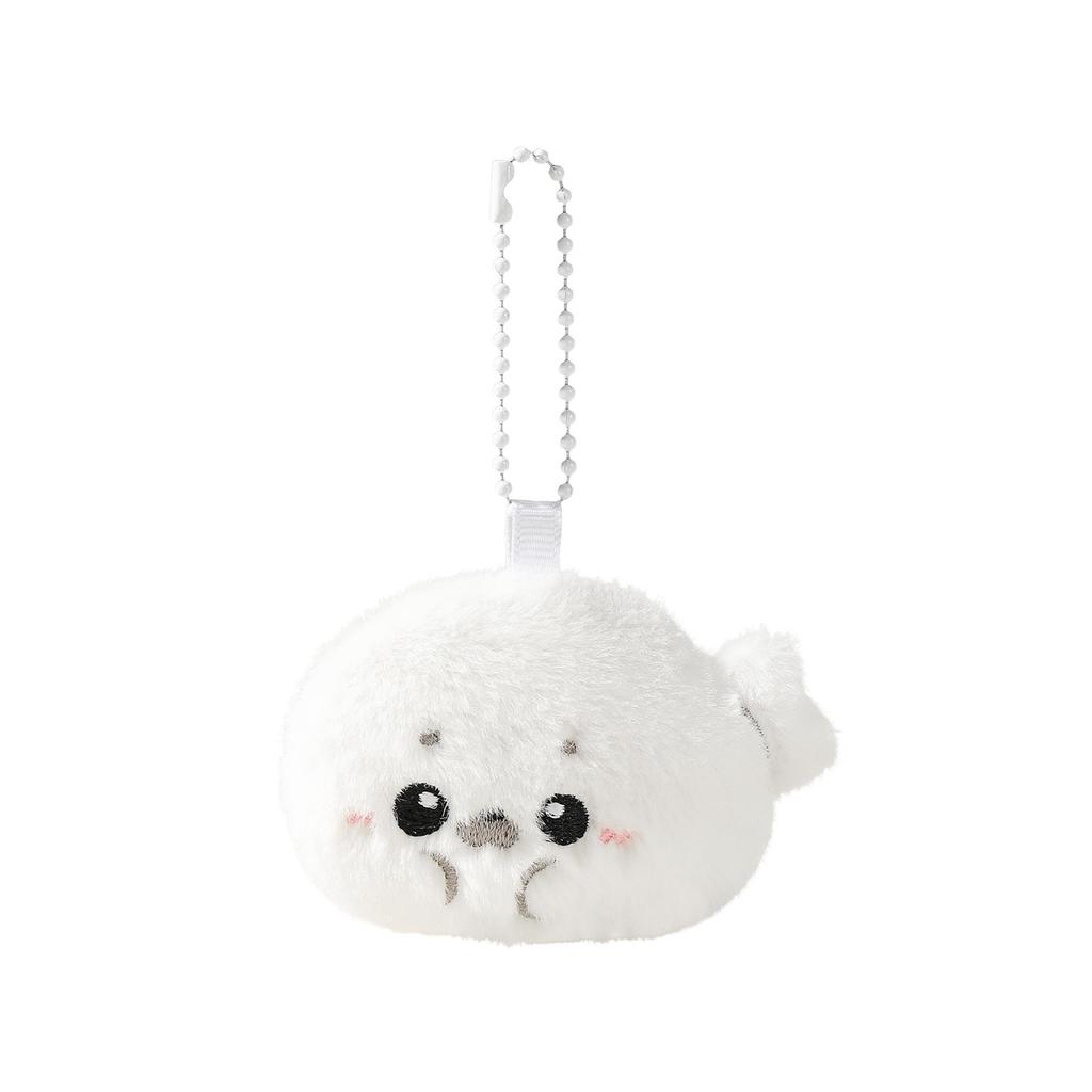 Portachiavi Foca Peluche Cartone Animato: Ciondolo Figura Carina e Portachiavi per Borsa Regalo