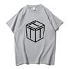 The Temper Trap Cube Print T-shirt Short Sleeve Cotton O-neck Male Tshirts Unisex Streetwear Casual Loose Summer Fashion T Shirt