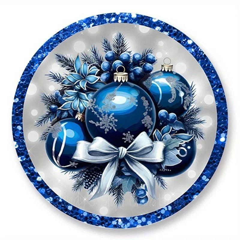 2D Flat Hanging Decorative Metal Sign Hand Painted Art