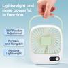 Mini Desk Fan Portable USB Rechargeable Table Fan Small Desktop Electric Fans for Office Home Outdoor Camping Cooling