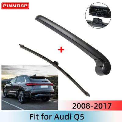 Rear Wiper Blade & Arm Set Kit For Q5 2008-2017 Windshield Windscreen Rear Window