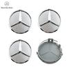 4pcs 75mm Car Wheel Center Hub Caps Cover Mercedes Benz B/C/E/S Class A Class C200L GLC GLK CLA W126 Auto Accessories
