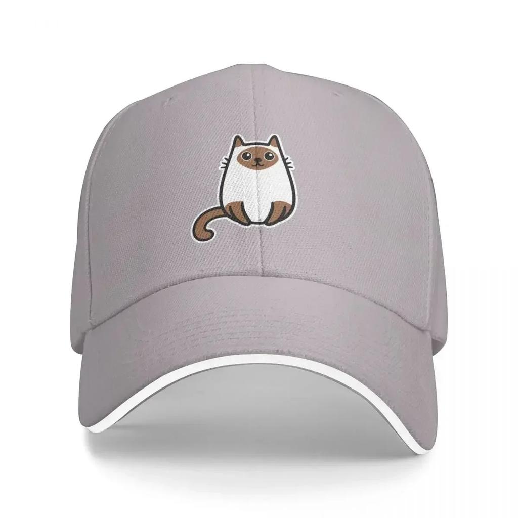 Cute Siamese Cat Kawaii for Cat Lovers Baseball Cap |-F-| Streetwear Hat Luxury Brand Cap Women'S Men'S
