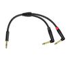 3.5mm To 2x6.35mm Adapter Cable 1/8inch to 1/4in Mono Sound Cable For Sound Recording Professional Applications