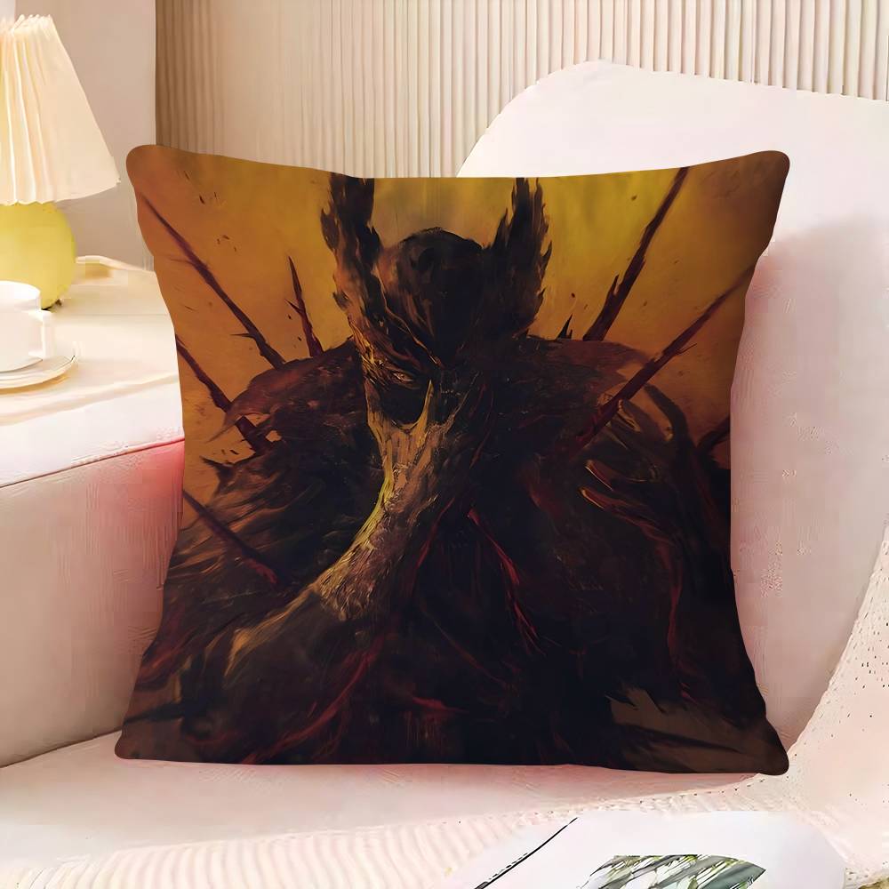Anime Bloodborne Stitch Lucky Dragon Pillow Cover Sofa Cushion Cover Home Room Decoration Children Gift