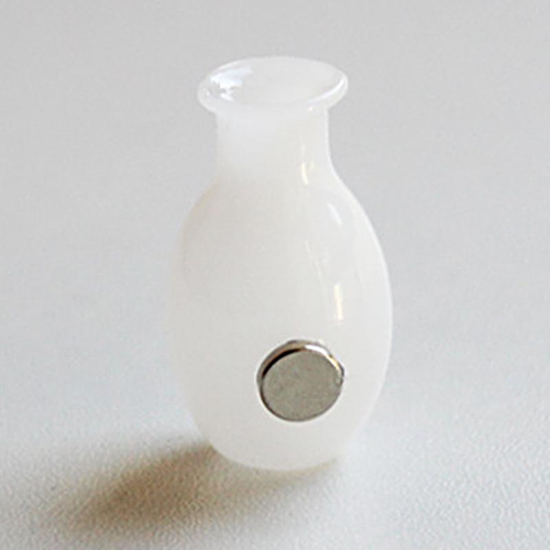 1PC Vase Magnet Mini Fridge Magnetic Vase Home Decoration Glass Refrigerator Sticker 3D 28x17mm