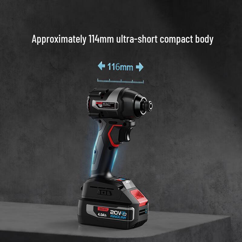 Deli 20V Cordless Brushless Impact Driver Drill CN plug (adapter included)