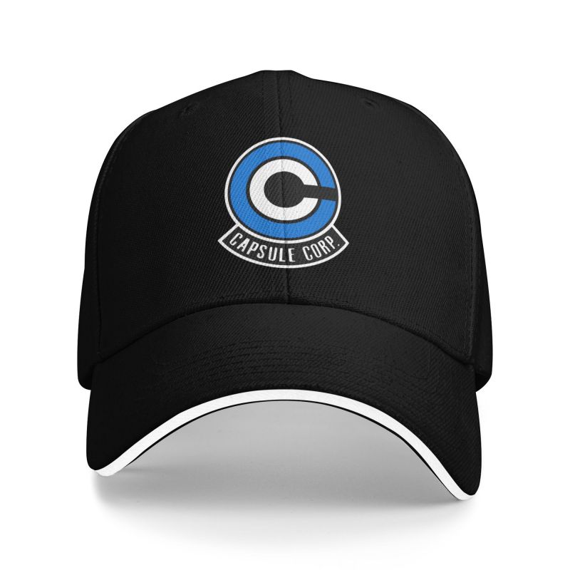Capsule Corp Print Baseball Cap Daily Casual Sandwich Cap Unisex Sun Protection Bucket Hats Snapback Hat Dad Hats Casquette