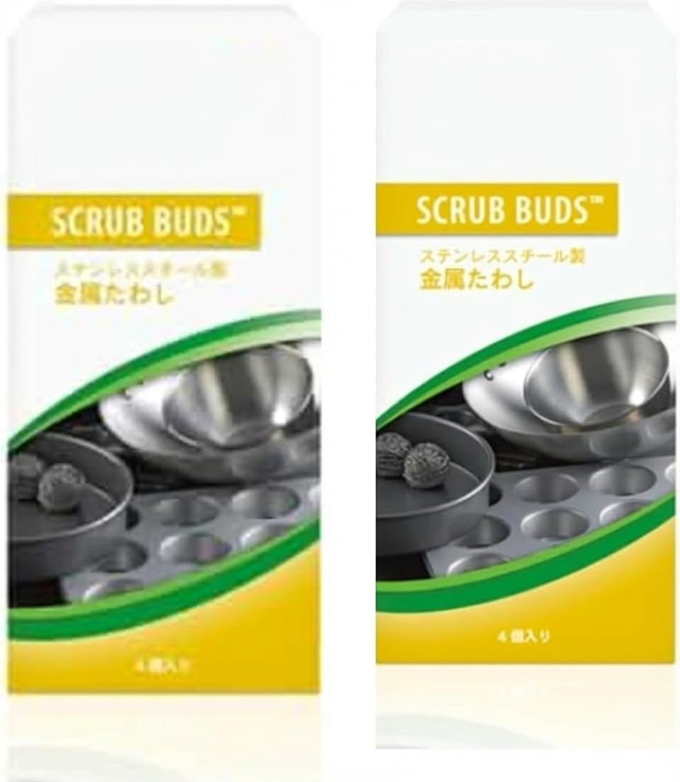 

Scrub Buds Scouring Pad 2-Pack + FOODOORX Original Product Included [Trademark Pending]