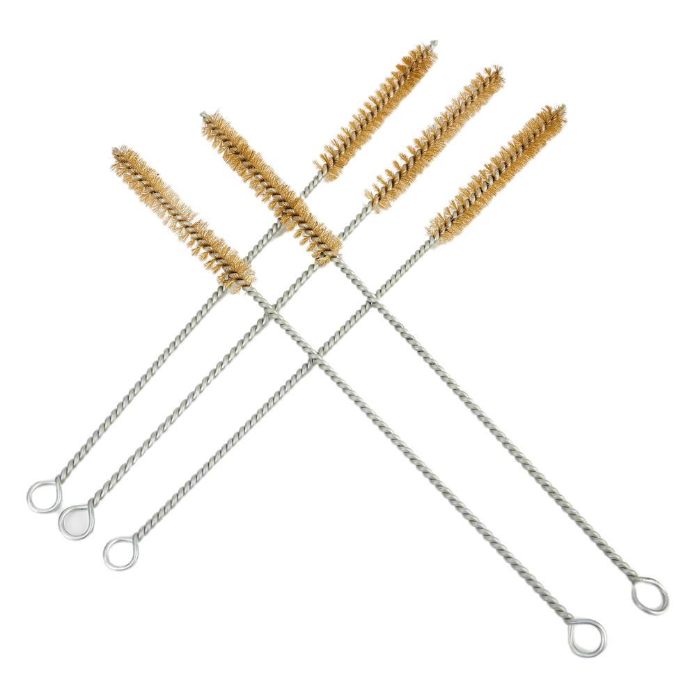 Multipack 5 Stainless Steel Wire Brushes for Cylinder Cleaning Wire Tube Pipe Rust and Dirt Removal Tool Design