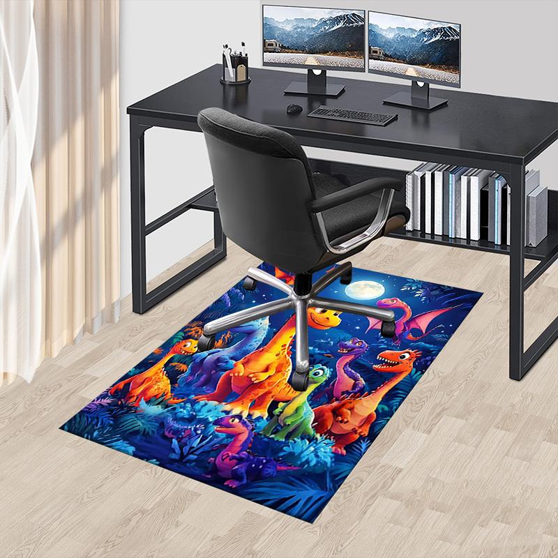 1PC Dinosaurs Night Extra Large Non-Slip Floor carpet, Office, family, bedroom, Studio - Large Area RugJ0395